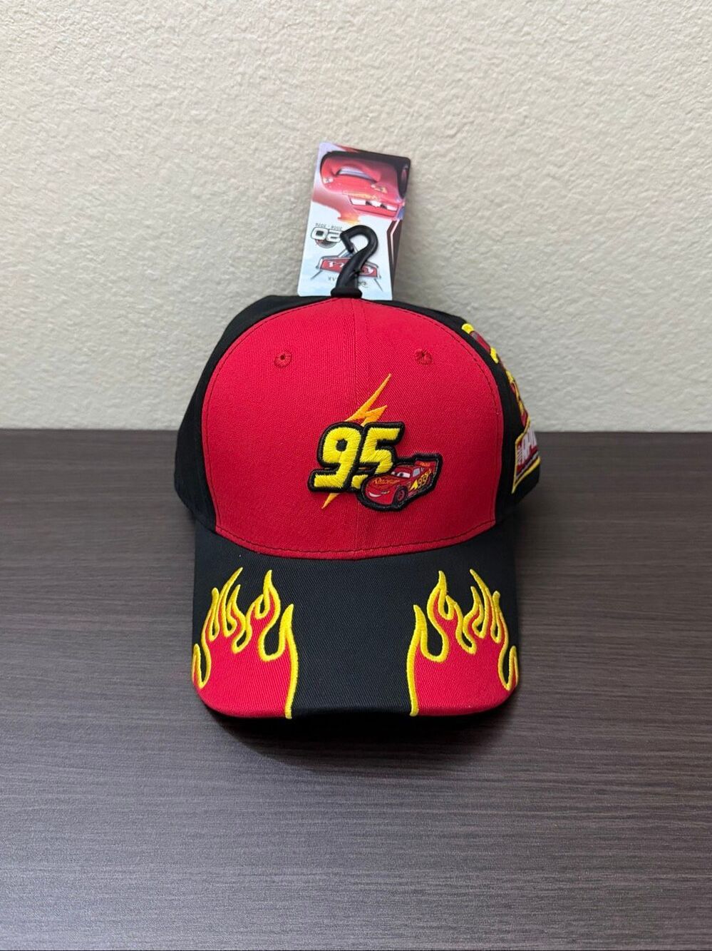 Disney Pixar Cars Lightning McQueen Snapback Hat